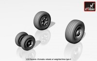 AR AW32501b   1/32 Panavia «Tornado» wheels, w/ tires type 2 (attach2 17283)